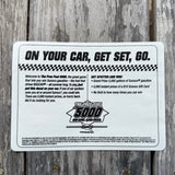 34 WHOLESALE 1907 Fuel Stickers SUNOCO Official Fuel of NASCAR Decal LOT