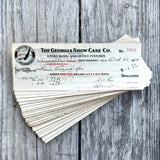 20 WHOLESALE 1920s Stamped Bank Checks GEORGIA SHOW CASE CO Montgomery AL LOT