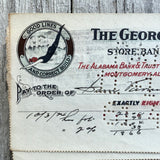20 WHOLESALE 1920s Stamped Bank Checks GEORGIA SHOW CASE CO Montgomery AL LOT