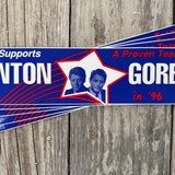 25 DEMOCRAT Campaign Bumper Stickers 1996 Bill Clinton Al Gore Presidential LOT