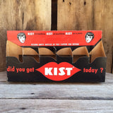 10 WHOLESALE 1950s Cardboard KIST SODA Pop Carton Carrier 12 BOTTLE Get Kist