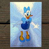 10 DISNEY POSTCARDS 1980s Goofy Minnie Daisy Pluto Pinocchio DUFEX Foil Litho