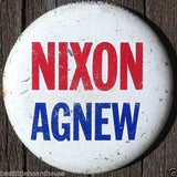 NIXON AGNEW Political Campaign Pin 1968 