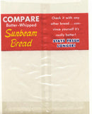 MISS SUNBEAM SANDWICH Snack Bread Bag 1960s