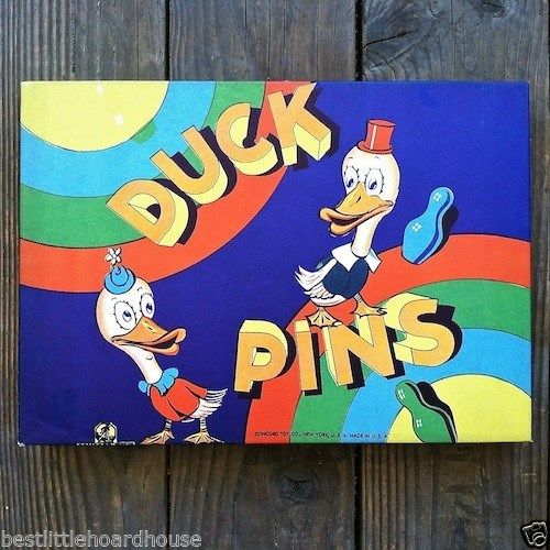 DUCK PINS Boxed Toy Bowling Game 1929 – BestLittleHoardHouse