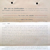 PITTSBURGH LAKE ERIE Railroad Articles Agreement 1900s