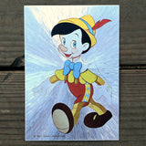 10 DISNEY POSTCARDS 1980s Goofy Minnie Daisy Pluto Pinocchio DUFEX Foil Litho