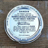 FLASH Hand Cleaner 1950s Art Deco Tin