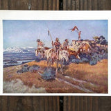 CHARLES RUSSELL Western Art Prints 1930s