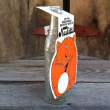 NESBITTS ORANGE SODA Bottle Topper Sign Store Display 1970s