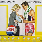 PEPSI-COLA Basketball School Athletic Menu Program 1963