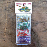 MINIATURE TANKS Japan Tin Lithograph Toy 1960s