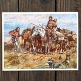 CHARLES RUSSELL Western Art Prints 1930s