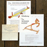 WONDER HORSE TETER-GO-ROUND Store Advertisements 1928