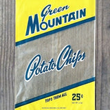 GREEN MOUNTAIN POTATO CHIP Bag 1930s