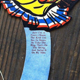 HAPPY CLOWN Cardboard Toy Ring Toss 1950s