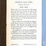 UNDER FULL SAIL CLIPPER SHIP Print Advertising Poster 1936