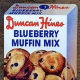 DUNCAN HINES BLUEBERRY MUFFIN MIX Playing Card 