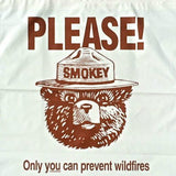 SMOKEY THE BEAR Plastic Litter Bag 1970s