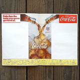 COCA COLA COKE High School Football Menu Program 1970s