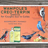 WAMPOLE'S CREO-TERPIN Goodfellows Ink Blotter 1910s