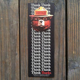 2 SMOKEY THE BEAR Think Bookmark 1982