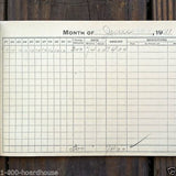 PITTSBURGH RAILROAD Time Employee Record Book 1900s
