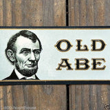 OLD ABE Cigar Box Label 1910s