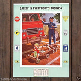 DOG POWER Policeman Promotional Calendar 1950s