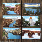 IDAHO Mini Souvenir Postcard Booklet 1930s