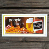 CARLING BLACK LABEL BEER Ink Advertising Blotter 1960s