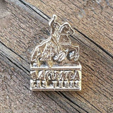 HACIENDA HOTEL LAS VEGAS Cowboy Tie Tack Pins 1960s