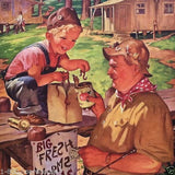 BUSINESS IS GOOD Lithograph Store Calendar 1946
