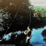 FLY FISHERMAN Linen Postcard 1930s