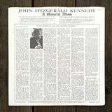 JOHN F. KENNEDY Memorial Record Album 1963 