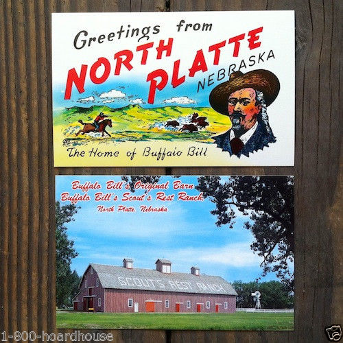 BUFFALO BILL North Platte Postcard 1960s