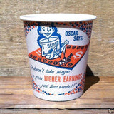 OSCAR SAYS Sample Chores Cup 1950s