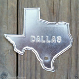 DALLAS TEXAS License Plate Topper 1940s