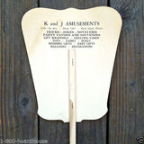 BABY DAYS Amusement Park Advertising Fan 1930s