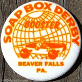 SOAP BOX DERBY Pin Pinback 1950s