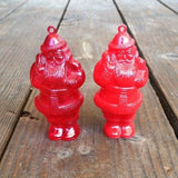 SANTA CLAUS REFILLABLE Candy Xmas Ornaments 1950s