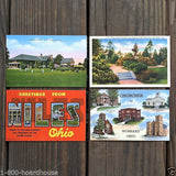 OHIO Linen Postcards 1930s