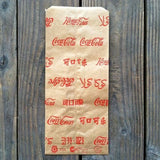 COCA-COLA Coke Brown Paper Lunch Bag 1992