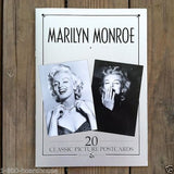 MARILYN MONROE POSTCARD Book 20 Classic Cards