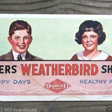 ETERS WEATHERBIRD SHOES Happy Days Ink Blotter 1940s