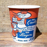 OSCAR SAYS Sample Chores Cup 1950s
