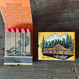 2 HACIENDA DINING ROOMS Matchbook Matches 1950s