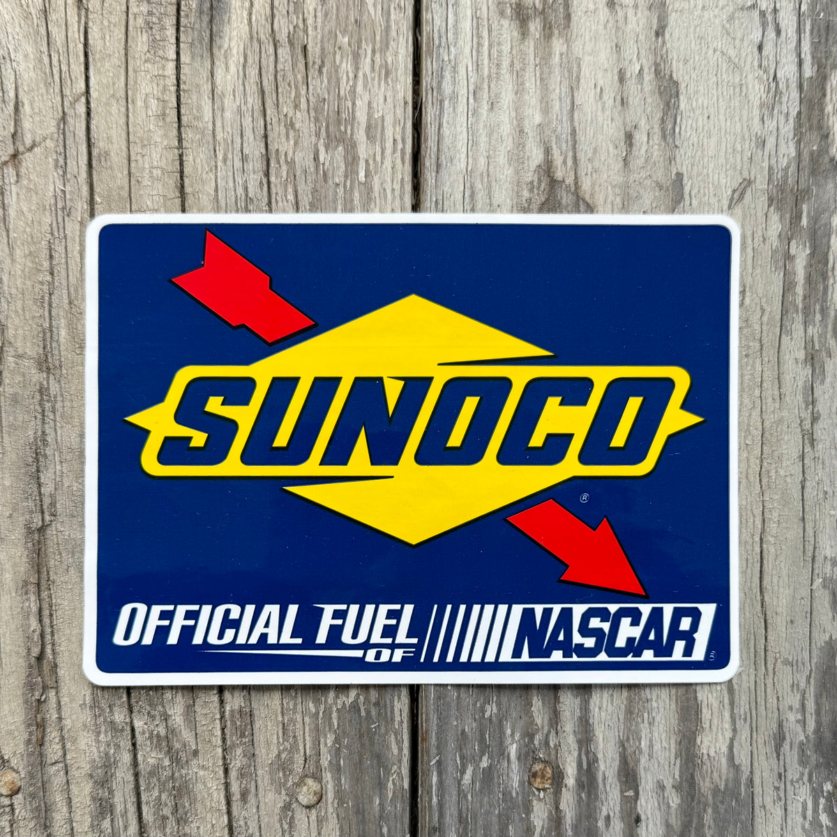 34 WHOLESALE 1907 Fuel Stickers SUNOCO Official Fuel of NASCAR Decal L ...
