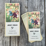 90 WHOLESALE Blind Man Bluff  1920s JERSEY CREAM FARM Ink Blotter ENTIRE LOT