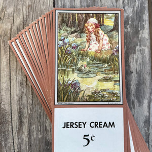 15 WHOLESALE Frog Prince 1920s JERSEY CREAM FARM Litho Ink Blotter ENTIRE LOT